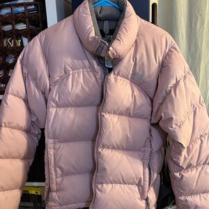 The North Face Light Pink Quilted Jacket